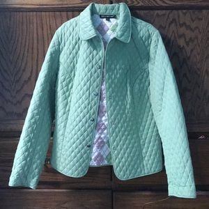 Green Briggs New York quilted jacket